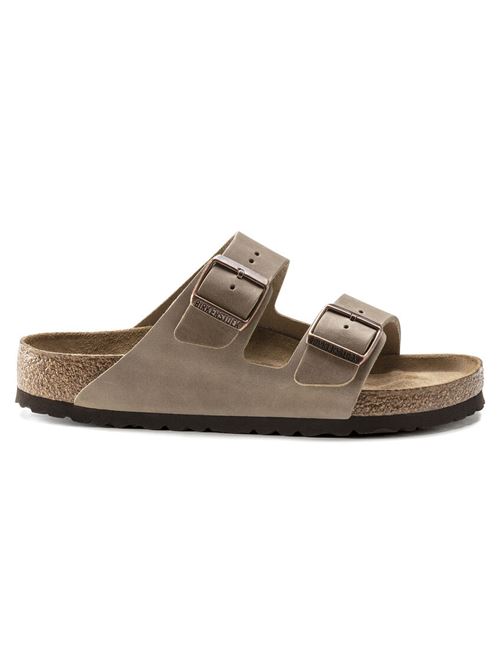 ARIZONA PELLE OLEATA TABACCO BIRKENSTOCK | 552813ITABACCO BROWN